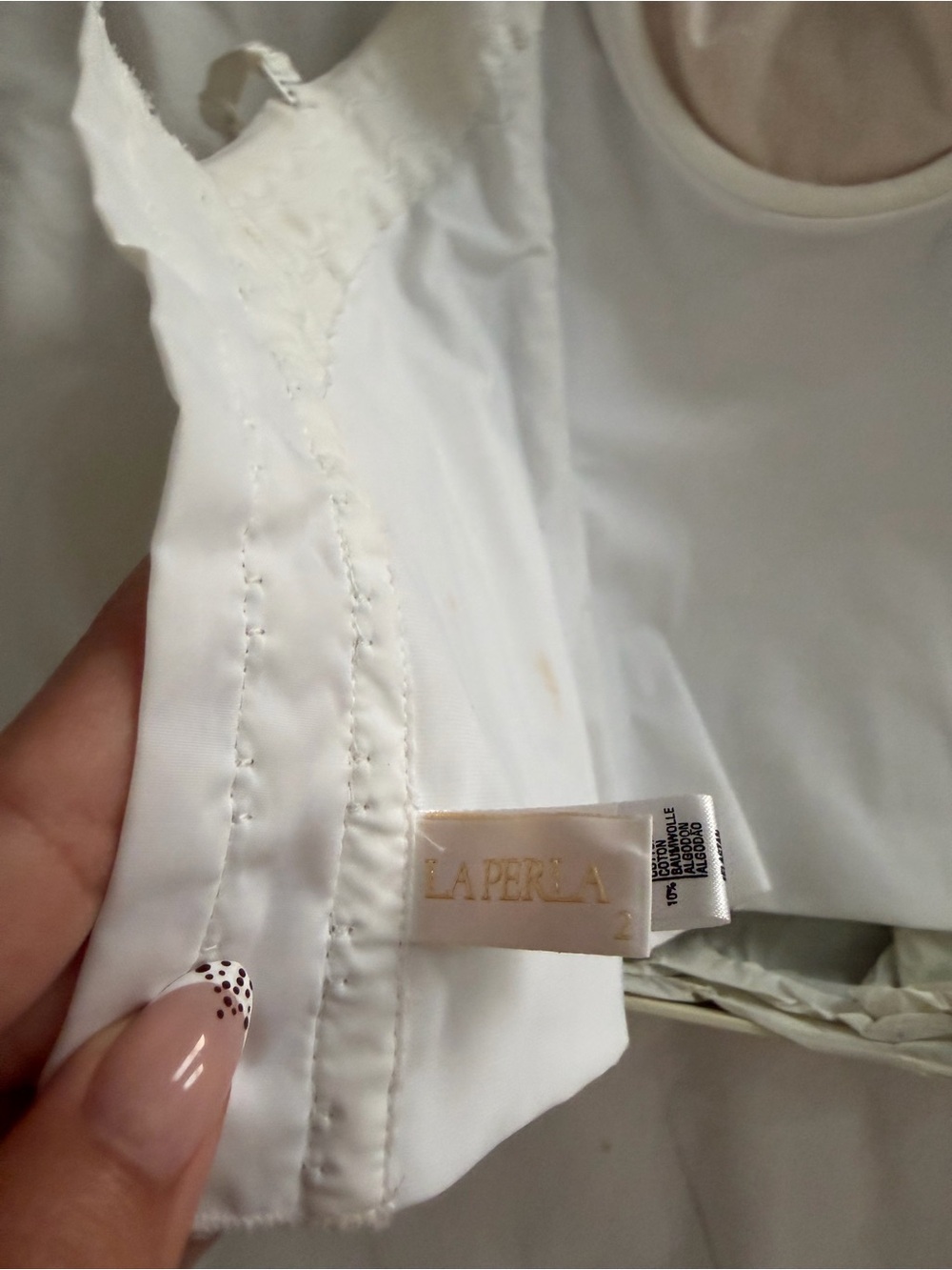 La Perla White Bustier Camisole - Picture 5 of 8